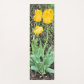 Drie gele tulpen / yogamat (Voorkant)