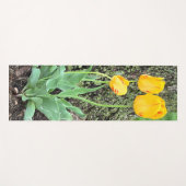 Drie gele tulpen / yogamat (Voorkant (horizontaal))