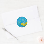 Drie Gele vis- Stickers (Envelop)
