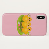 Drie gelukkige Pasen gele kuikens Case-Mate iPhone Case (Achterkant (horizontaal))
