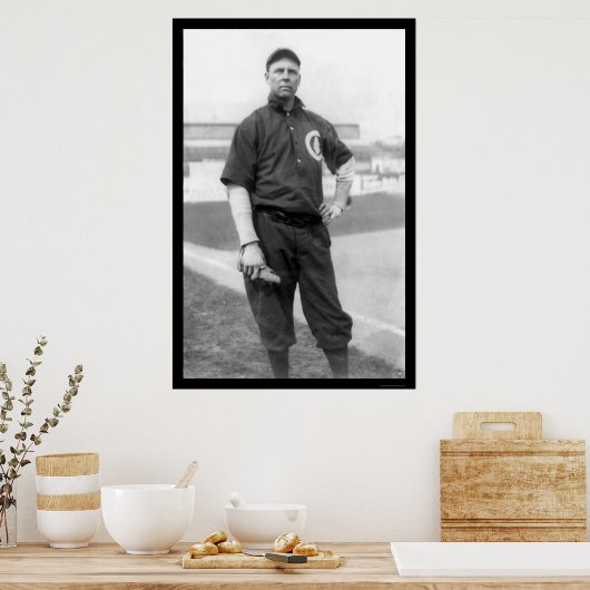 Drie gemberbruine kubussen 1910 poster (Keuken)