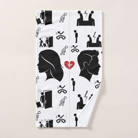 Drie gemiste kansen handdoek set | Emotionele inri (Handdoek)