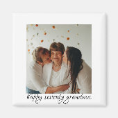 Drie generatie gelukkige verjaardag oma magneet (Voorkant)