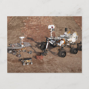 Drie generaties Marsrovers. Briefkaart