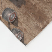 Drie generaties Marsrovers. Fleece Deken (Hoek)