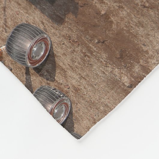 Drie generaties Marsrovers. Fleece Deken (Hoek)