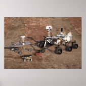 Drie generaties Marsrovers. Poster (Voorkant)