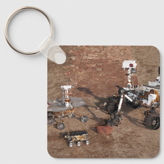 Drie generaties Marsrovers. Sleutelhanger (Voorkant)