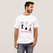 Drie generaties sterk t-shirt (Voorkant volledig)
