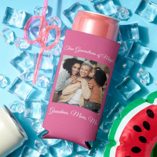 Drie generaties van liefde Oma, mama, ik foto Seltzer Blikjeskoeler (Insitu Zomer)