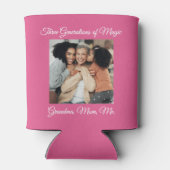 Drie generaties van liefde oma, moeder, mij Foto Blikjeskoeler (Achterkant)