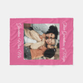 Drie generaties van liefde oma, moeder, mij Foto Fleece Deken (Voorkant (Horizontaal))