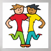 Drie gerangschikte razen poster (Voorkant)