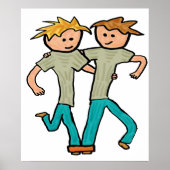 Drie gerangschikte razen poster (Voorkant)