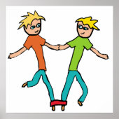 Drie gerangschikte razen poster (Voorkant)