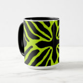 Drie gestripte gifdekkikker mok (Voorkant links)