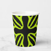 Drie gestripte gifdekkikker papieren bekers (Links)