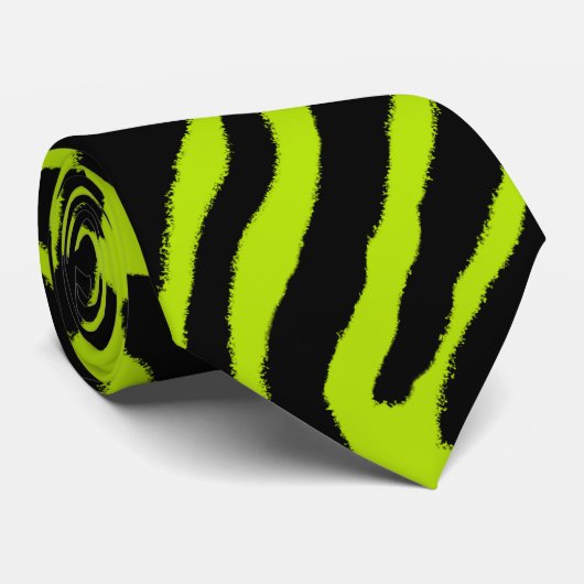 Drie gestripte gifdekkikker stropdas (Opgerold)