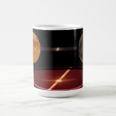 Drie gevarieerde maan magische mok (Midden)