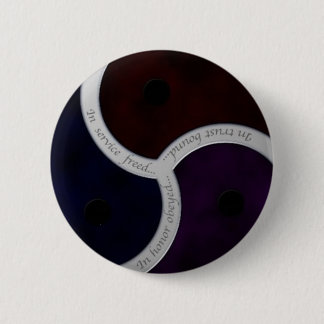 Drie Gezegden Trisaking Ronde Button 5,7 Cm