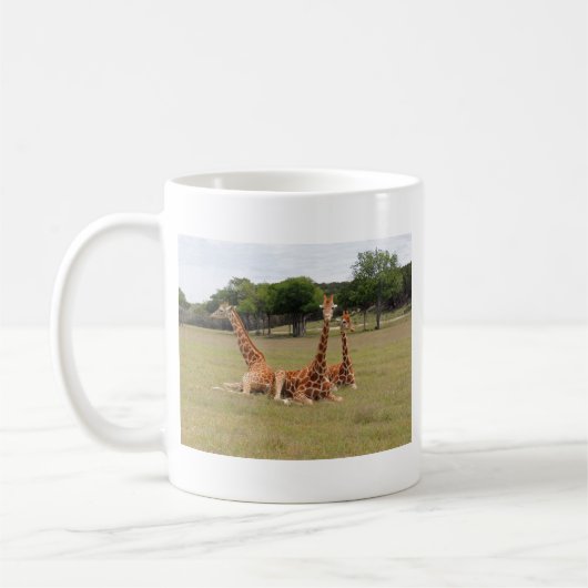 Drie Giraffe op Fossil Rim Koffiemok (Links)