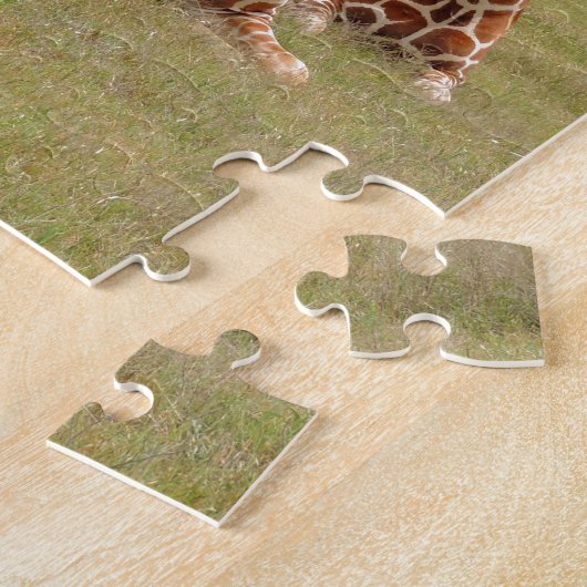 Drie Giraffe op Fossil Rim Legpuzzel (Zijkant)