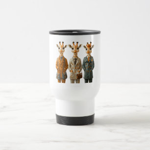 Drie Giraffe reizen thermische Mok