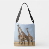 Drie Giraffes Crossbody Tas (Voorkant)