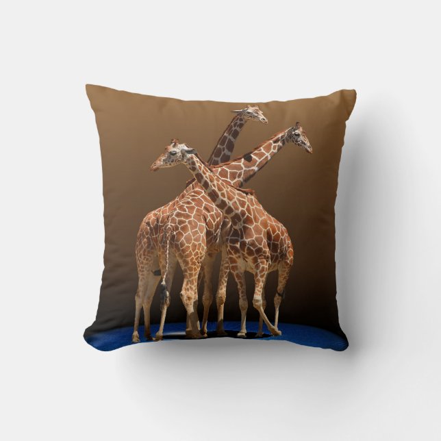 DRIE GIRAFFES KUSSEN (Voorkant)