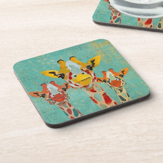 Drie Giraffes Onderzetter (Linkerzijde)