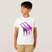 Drie Giraffes Ontwerp 5 T-shirt (Voorkant volledig)