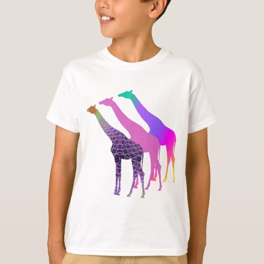 Drie Giraffes Ontwerp 5 T-shirt (Voorkant)