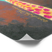 Drie Giraffes Poster (Hoek)