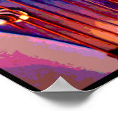 Drie gitaarkoppen Musicians Music Lovers Artsy Poster (Hoek)