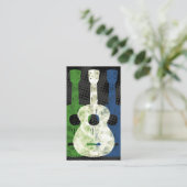 Drie gitaarVisitekaartjes Visitekaartje (Staand voorkant)