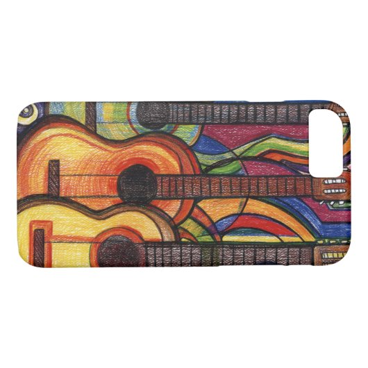 Drie gitaren Case-Mate iPhone case (Achterkant (Horizontaal))