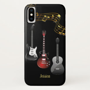 Drie gitaren en Muzieknoten, Naam Case-Mate iPhone Case