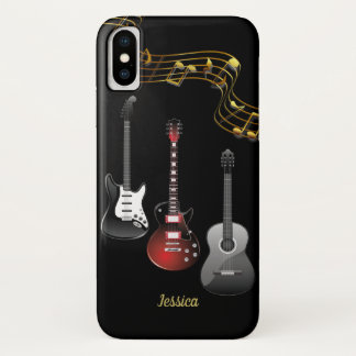 Drie gitaren en Muzieknoten, Naam Case-Mate iPhone Case