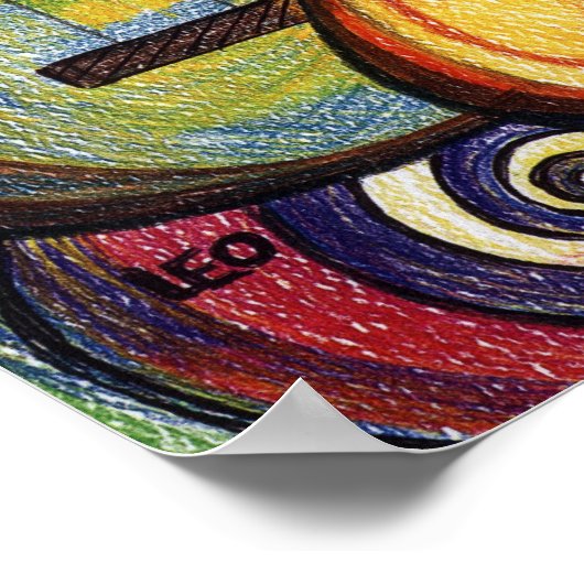 Drie gitaren poster (Hoek)