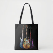 Drie gitaren tote bag (Voorkant)