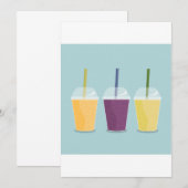 Drie gladjes kaart (Voorkant / Achterkant)