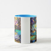 Drie gloeiende lotusbloemen mok (Midden)
