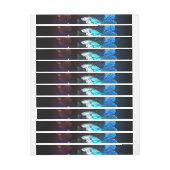 Drie gloeiende vlinders op een nachtachtergrond (Vel)