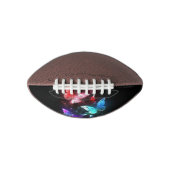 Drie gloeiende vlinders op een nachtachtergrond american football (Voorkant)