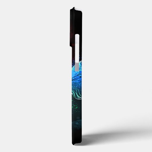 Drie gloeiende vlinders op nachtelijke achtergrond Case-Mate iPhone case (Achterkant / Links)