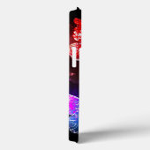 Drie gloeiende vlinders op nachtelijke achtergrond Case-Mate iPhone case (Achterkant / Rechts)