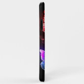 Drie gloeiende vlinders op nachtrustachtergrond Case-Mate iPhone case (Achterkant/rechts)