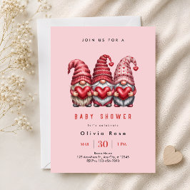 Drie Gnome Baby Shower Kaart