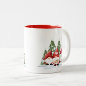 Drie Gnome Christmas Coffee Mok (Voorkant rechts)