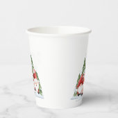 Drie Gnome Kerst Papieren Bekers (Links)
